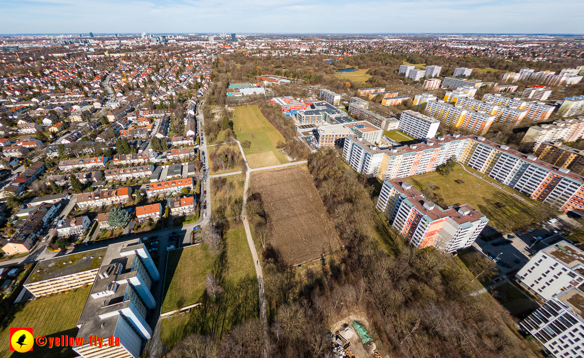 20.02.2023 - Baustelle zur Grundschule am Strehleranger in Neuperlach
